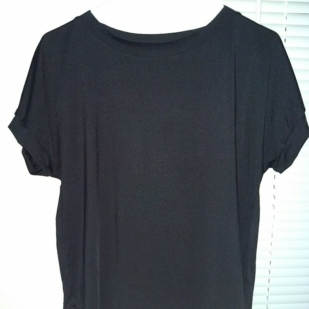 🛑🛑SOLD🛑🛑XL Stretchy Black Tunic 🖤